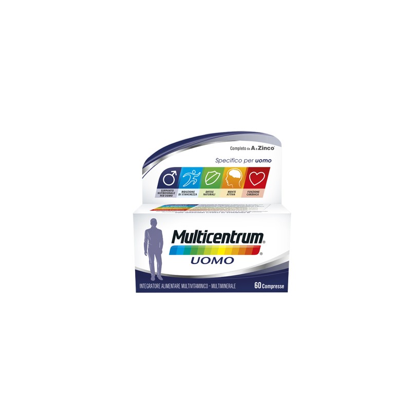 Multicentrum - Multicentrum Uomo Integratore Multivitaminico - 60 Compresse