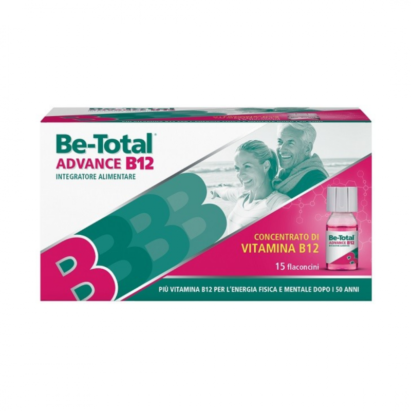 Be-total - Betotal Advance B12 Integratore Vitaminico - 15 Flaconcini Da 7ml