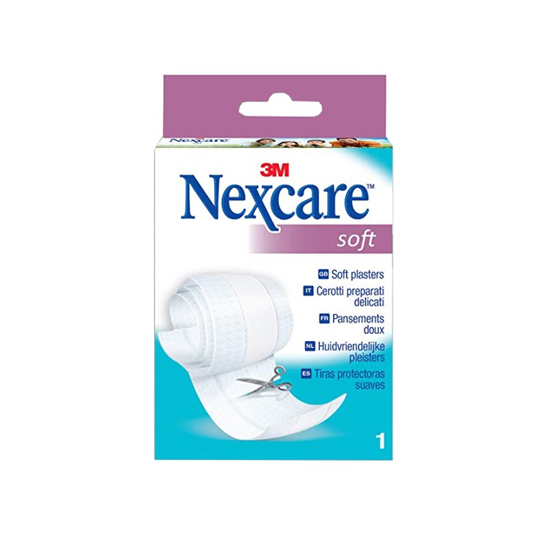 Nexcare - 3m Italia Cerotto Nexcare Soft Striscia 100x8 Cm