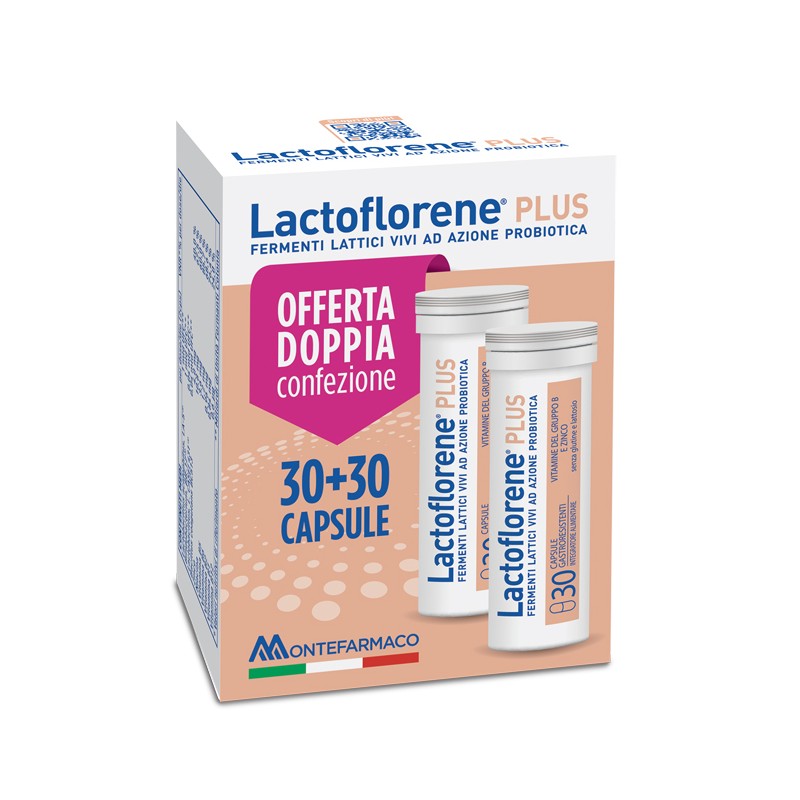 Montefarmaco Otc - Lactoflorene Plus Fermenti Lattici Bipack - 60 Capsule