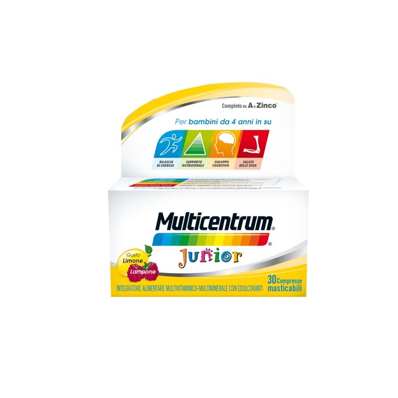 Multicentrum - Multicentrum Junior Multivitaminico E Multiminerale Per Bambini - 30 Compresse