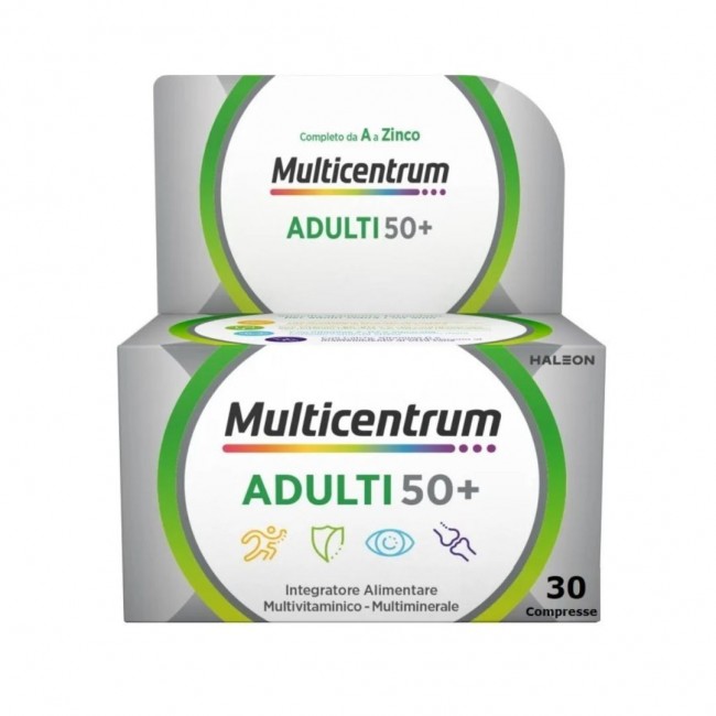 Multicentrum - Multicentrum Select 50+ Integratore Multivitaminico E Multiminerale - 30 Compresse