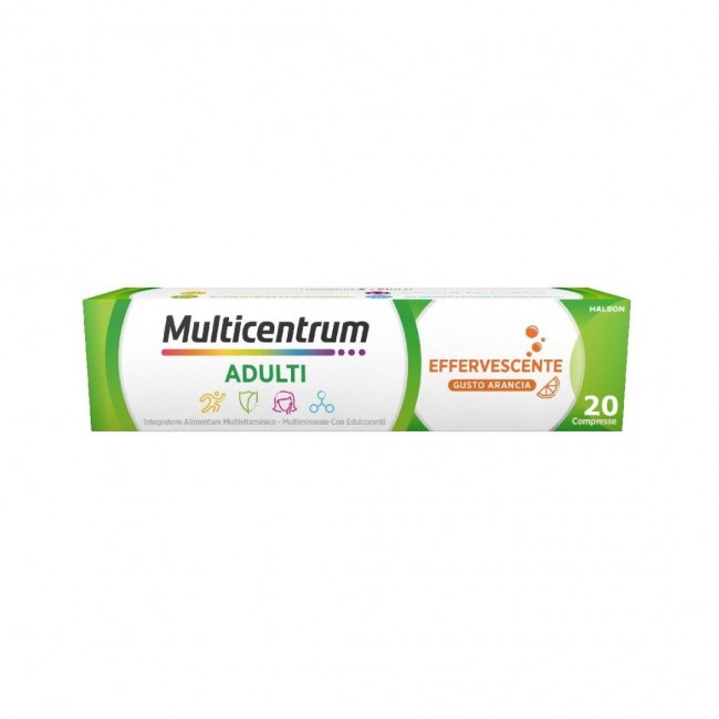 Multicentrum - Multicentrum Adulti Effervescente - 20 Compresse Gusto Arancia