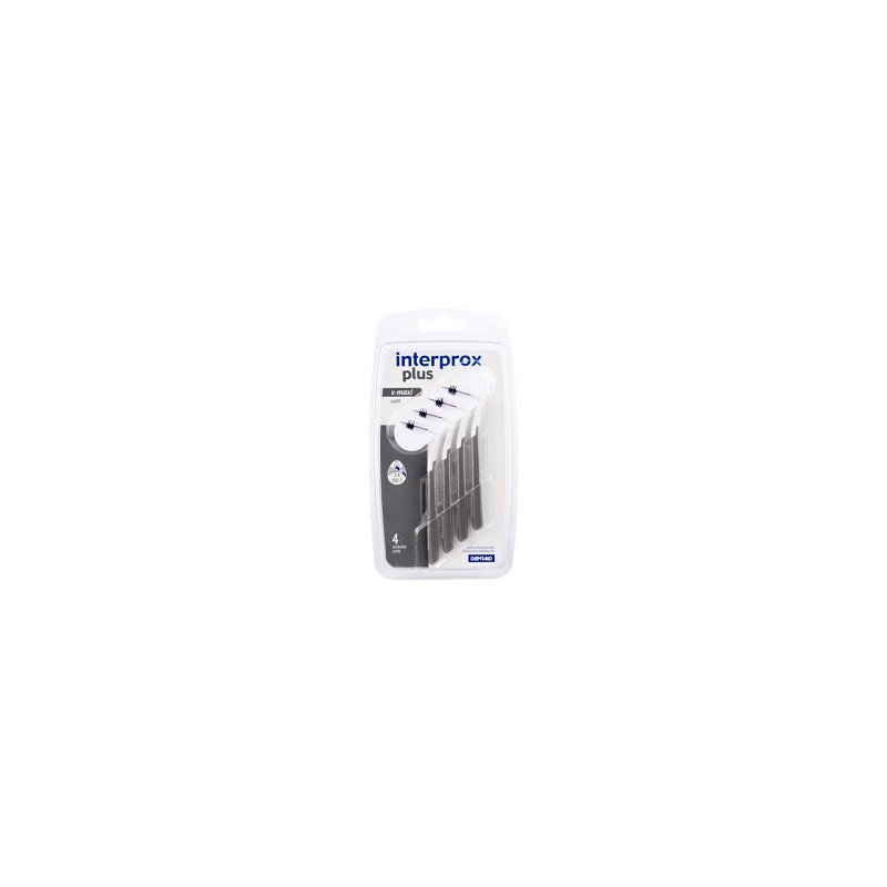 Interprox - Dentaid Interprox Plus X Maxi Grigio 4 Pezzi