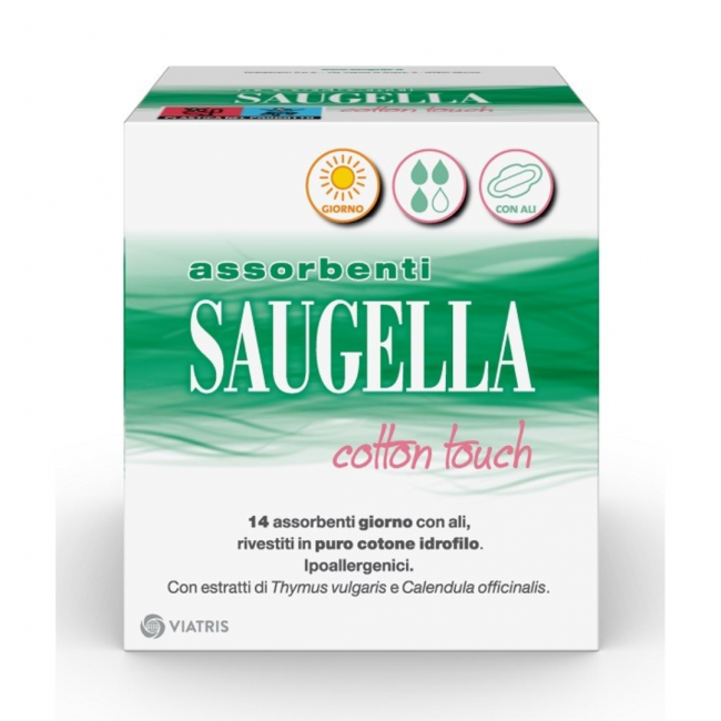 Cooper Consumer Health It - Saugella Cotton Touch Assorbenti Giorno - 14 Pezzi