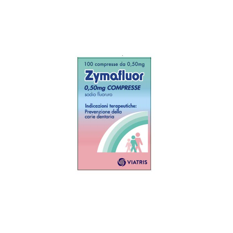 Meda - Zymafluor 0,50 Mg 100 Compresse Per La Profilassi Delle Carie