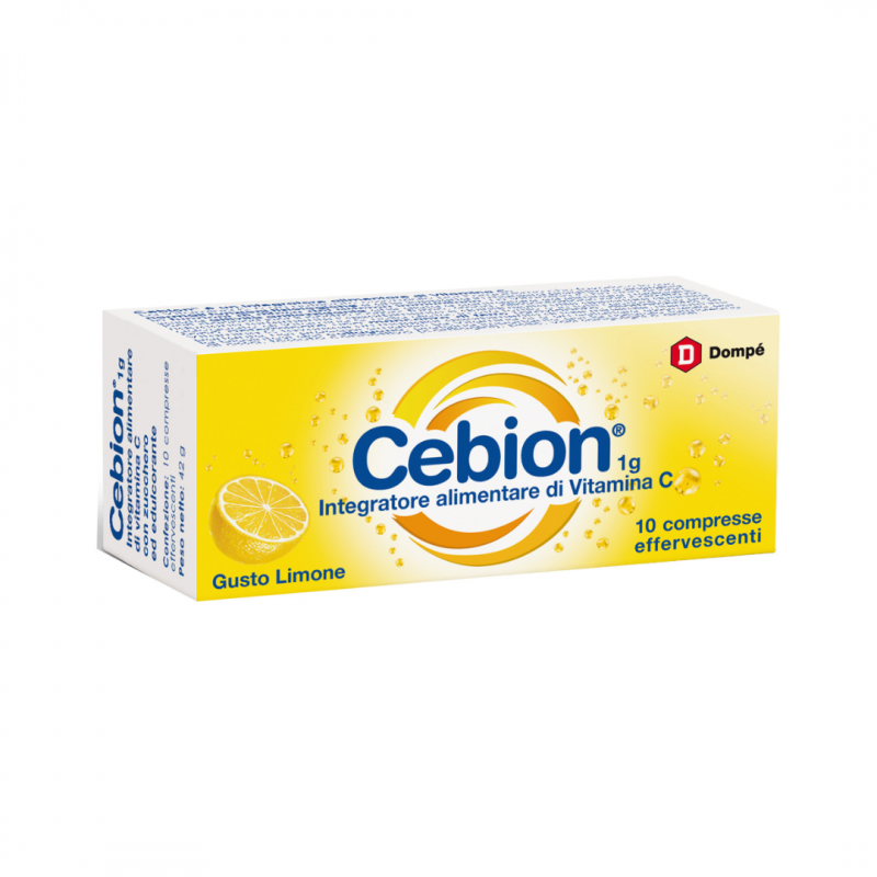 Procter & Gamble - Cebion Effervescente Vitamina C - 10 Compresse Gusto Limone