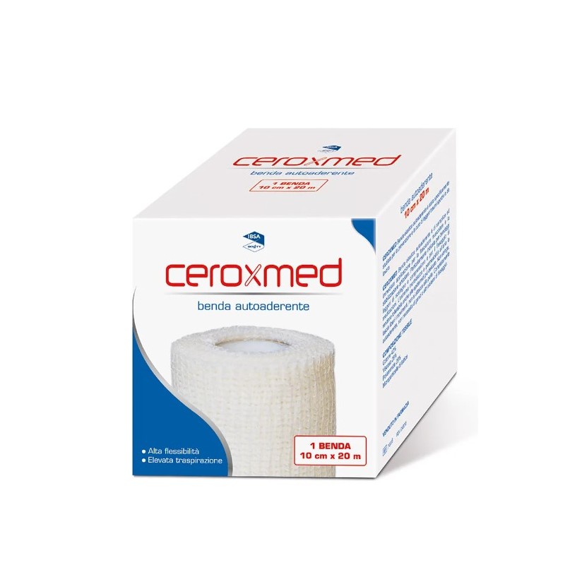 Ceroxmed - Nova Argentia Ind. Farm Benda Elastica Autoaderente Ceroxmed 2000 X 10 Cm 1 Pezzo
