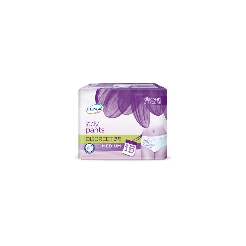Tena - Essity Italy Pannolone A Mutandina Assorbente Tena Silhouette Blanc Medium 12 Pezzi