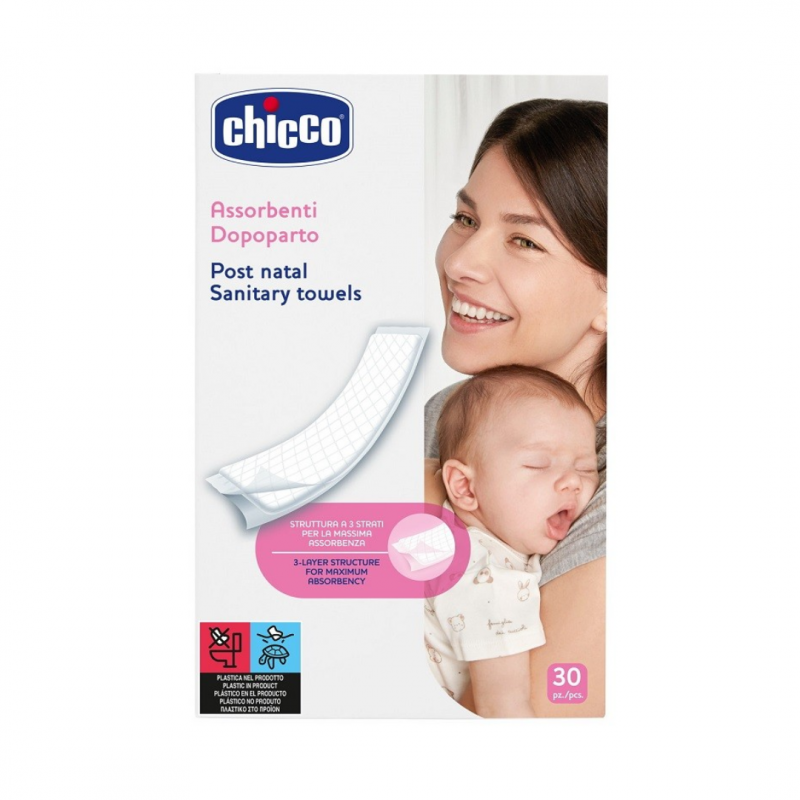 Chicco - Chicco Assorbenti Dopoparto - 30 Pezzi