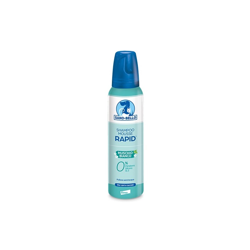 Elanco Italia - Elanco Italia Sano E Bello Shampoo Mousse Rapid Nf Muschio Bianco 300 Ml