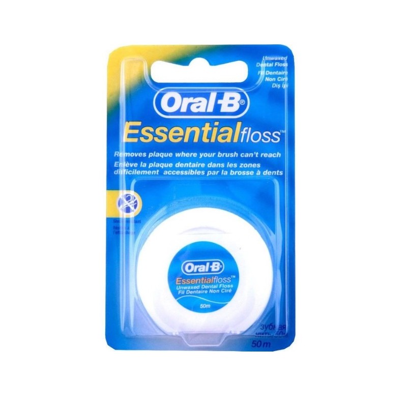 Procter & Gamble - Procter & Gamble Oralb Essentialfloss Filo Interdentale Non Cerato 50 Metri