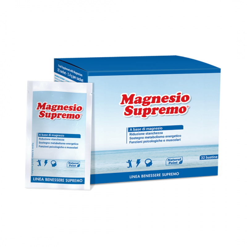 Recordati - Natural Point Magnesio Supremo In Bustine - 32 Bustine