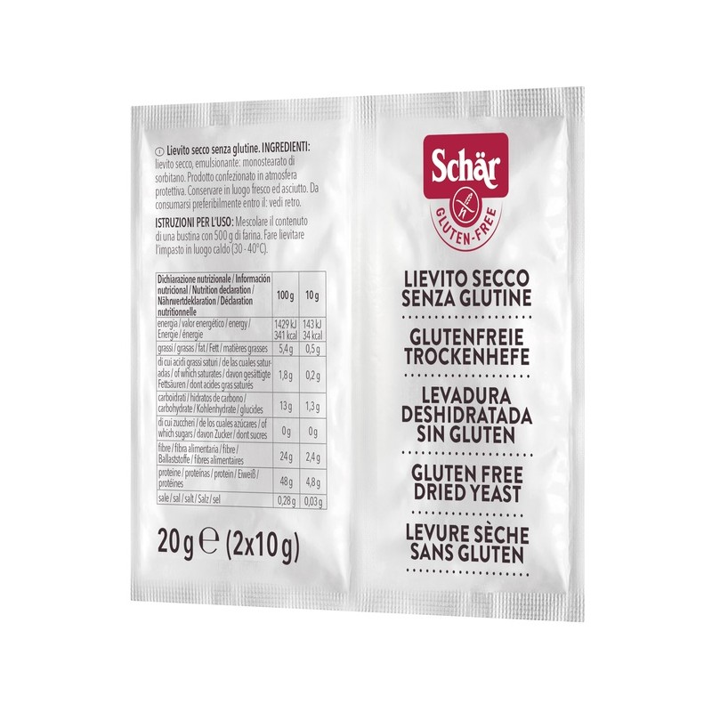 Schar - Dr. Schar Schar Lievito Secco 2 Bustine Da 10 G