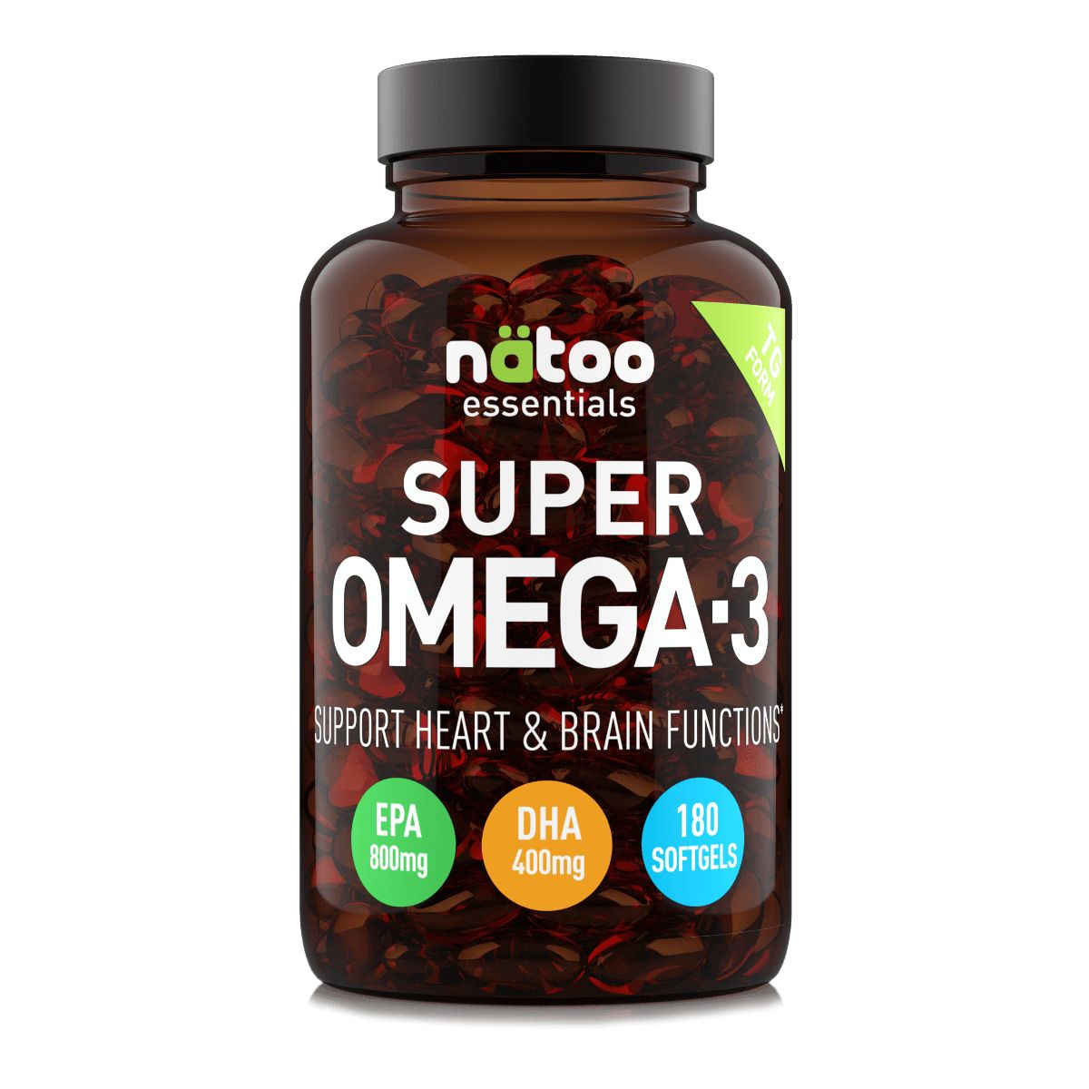 Natoo Super Omega-3 EPA 800mg DHA 400mg 180 St