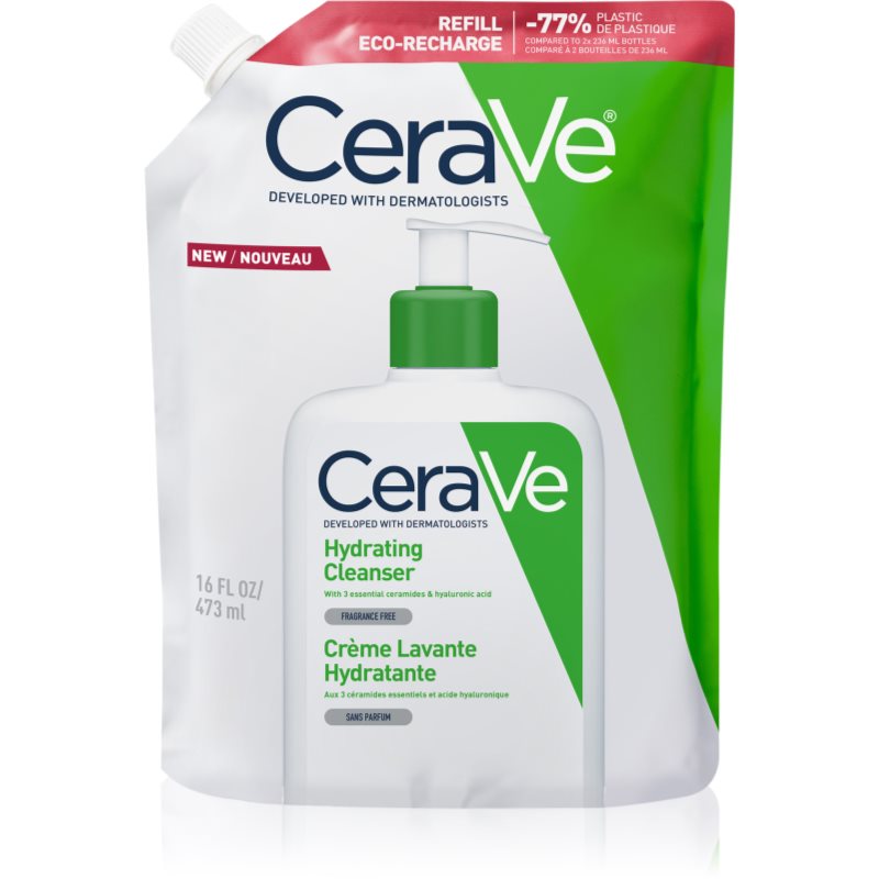 Cerave Refill Hydrating Cleanser Emulsione Detergente Effetto Idratante Ricarica 473 Ml