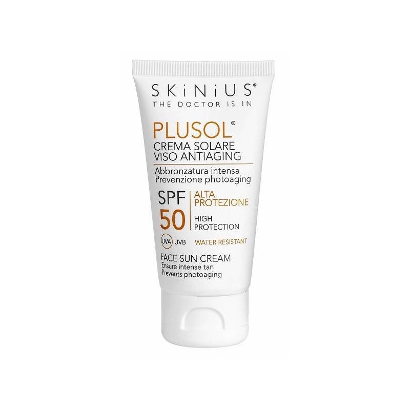 Skinius - Skinius Plusol Crema Solare Viso Spf50 50 Ml