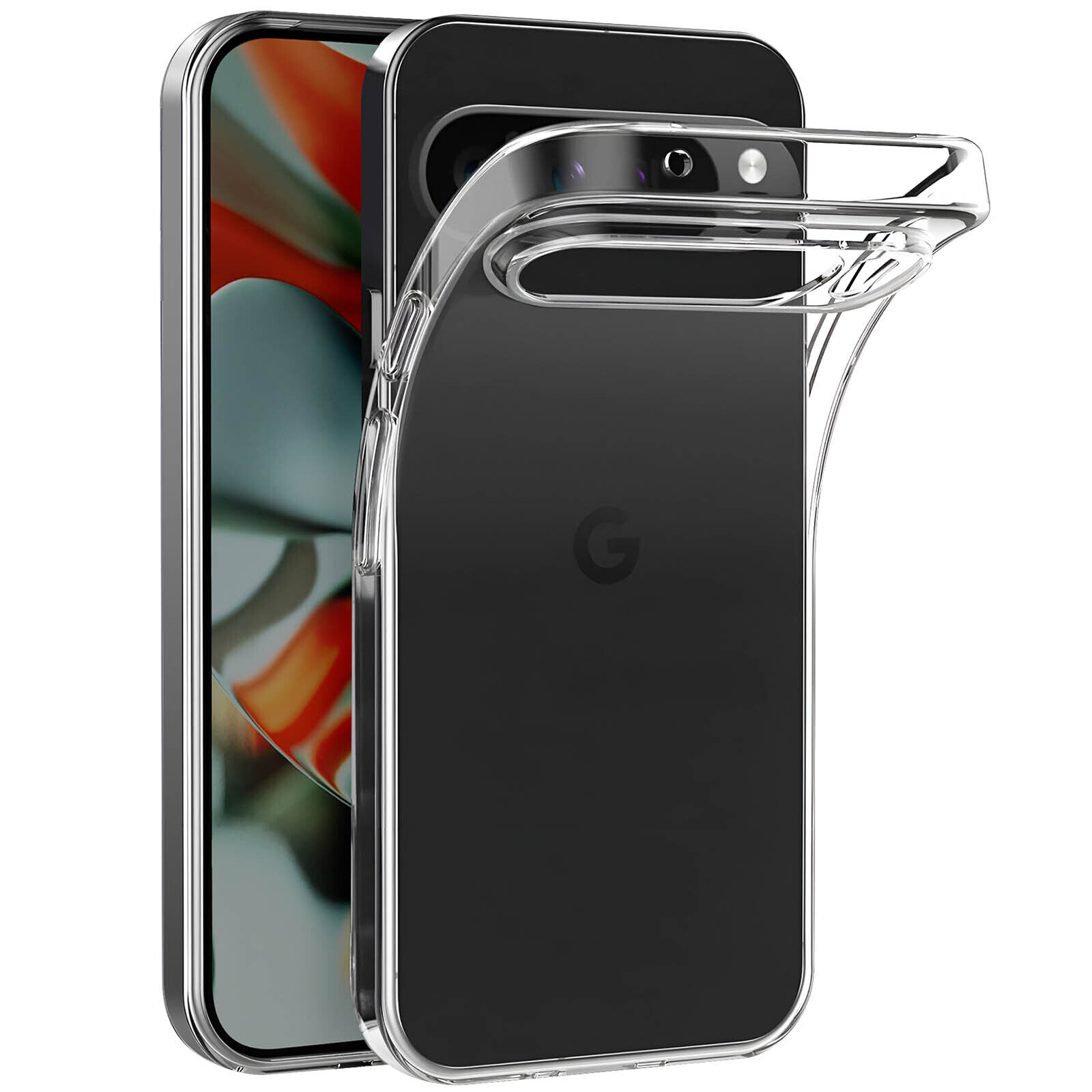 Bigben, Cover per Google Pixel 9 Pro XL antigraffi flessibile, Trasparente