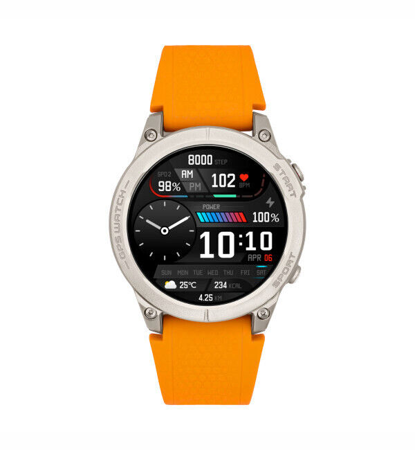 Watchmark GPS WATCH Smartwatch Multisport Touchscreen colore ORANGE