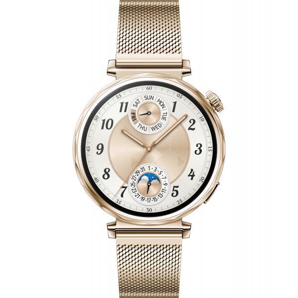 55020DJQ  Watch GT5 41mm (Jana-B19M), Smartwatchgold, goldenes Milanese-Armband