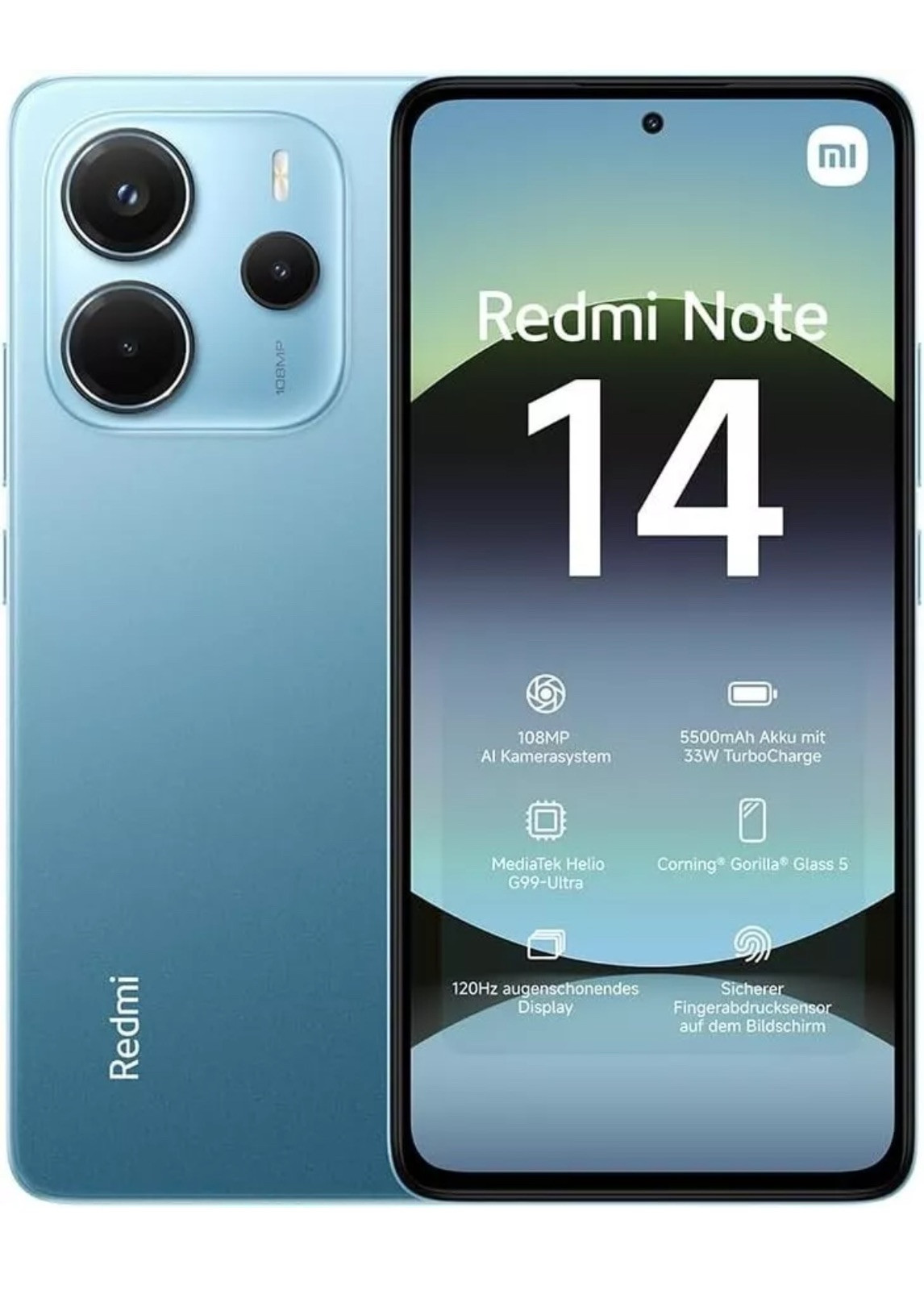 Xiaomi Redmi Note 14 4G 8-256Gb 6.67'' Amoled 120Hz Dual Sim BLUE