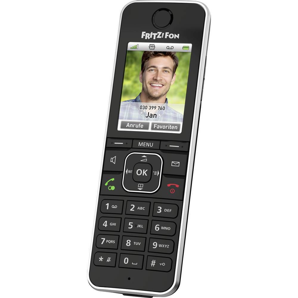 AVM FRITZ!FON C6 Black Edition Telefono cordless VoIP Segreteria telefonica,