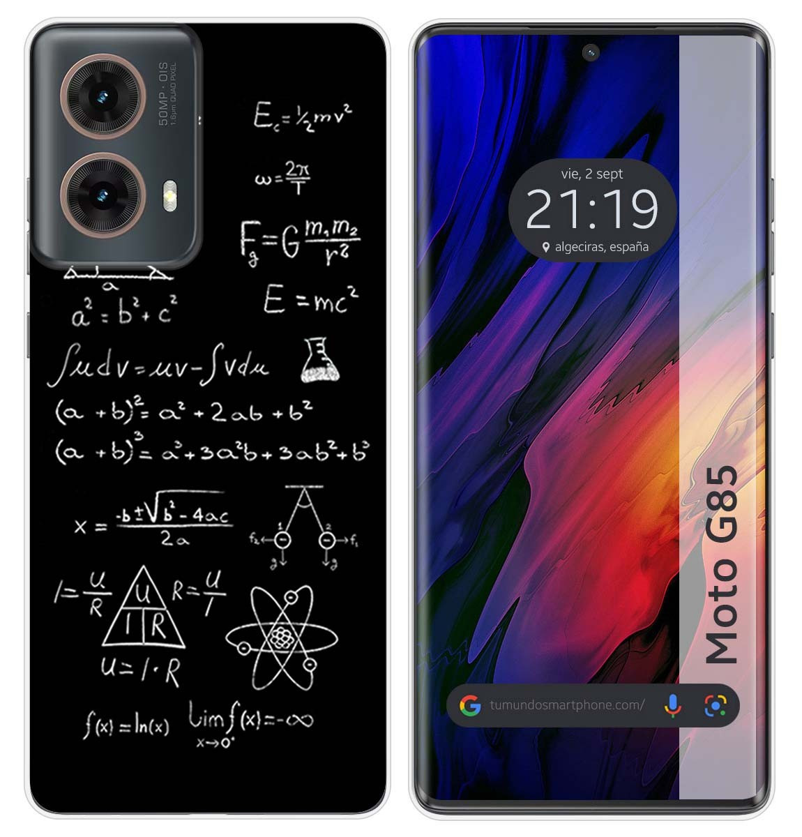 Custodia In Silicone Per Motorola Moto G85 5G Design Formule Disegni