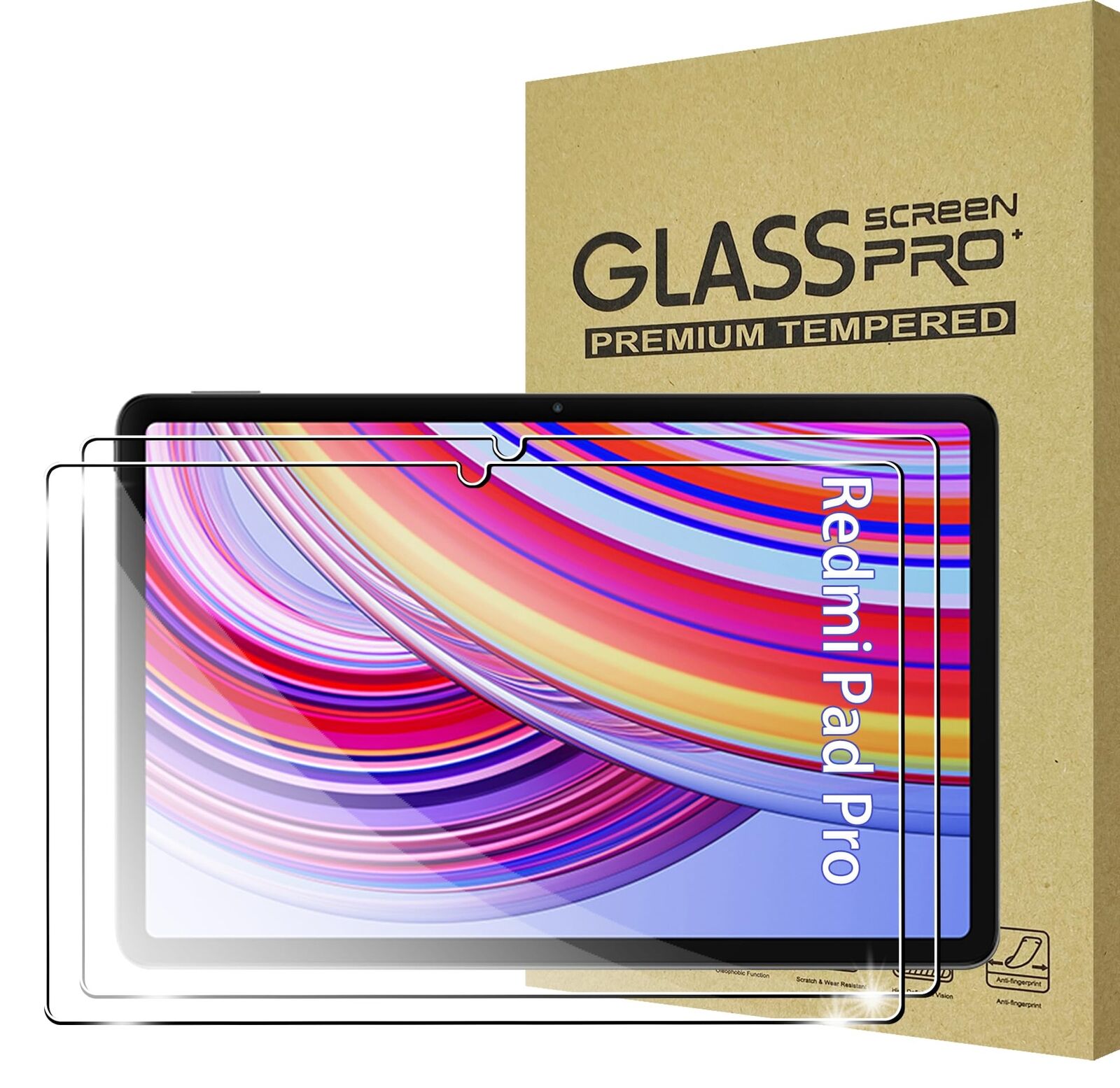 FDHYFGDY 2 pezzi pellicole protettive per Xiaomi Redmi Pad Pro 4G/5G /POCO Pad v