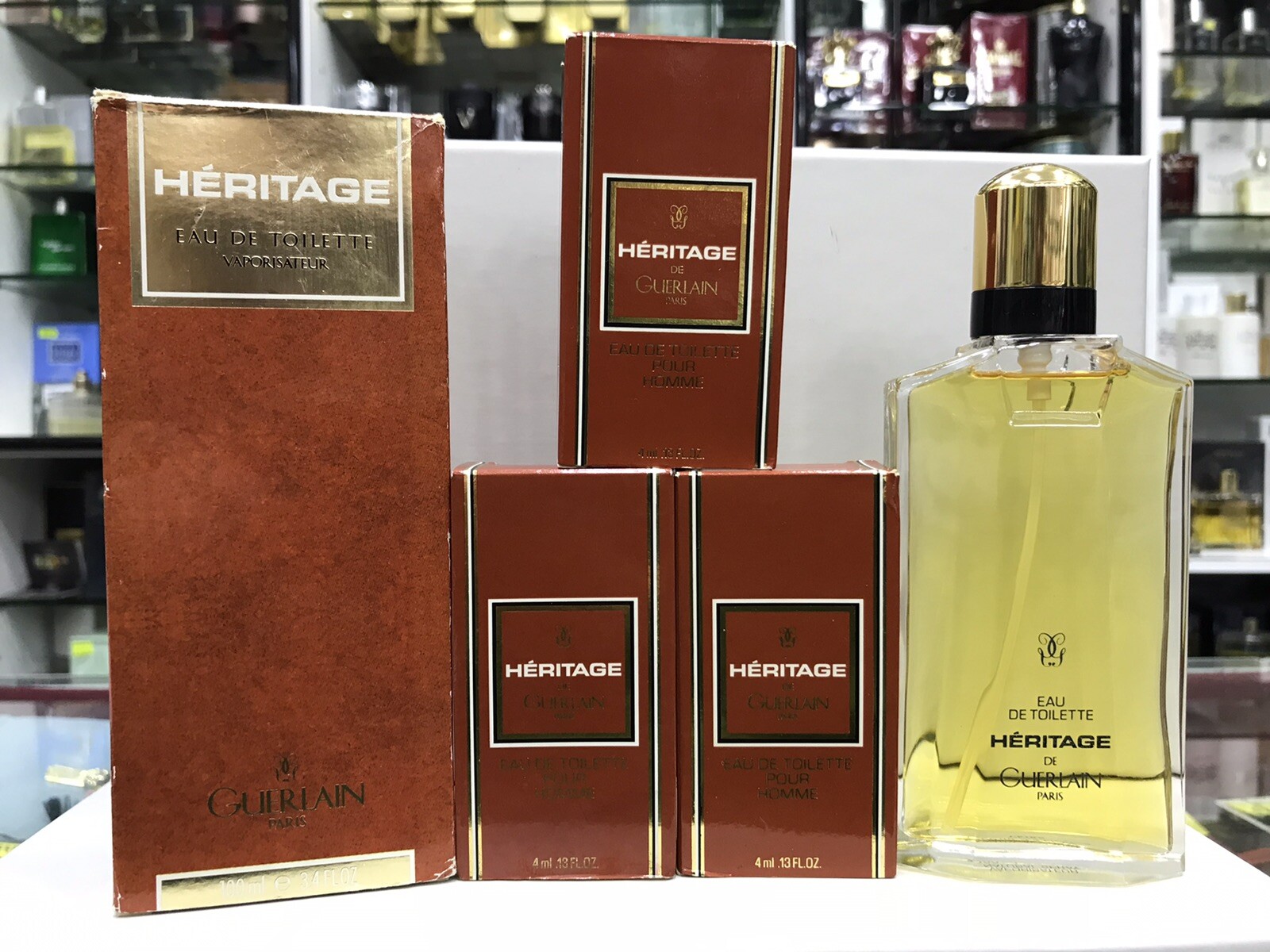 Guerlain Heritage Edt 100 Ml + 3 Miniature Rarissimo Da Trovare Vintage