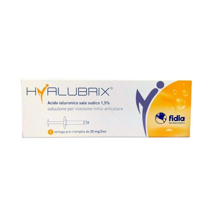 Hyalubrix Siringa Preriempita 30 mg/2 ml Acido Ialuronico Sale Sodico 1,5%