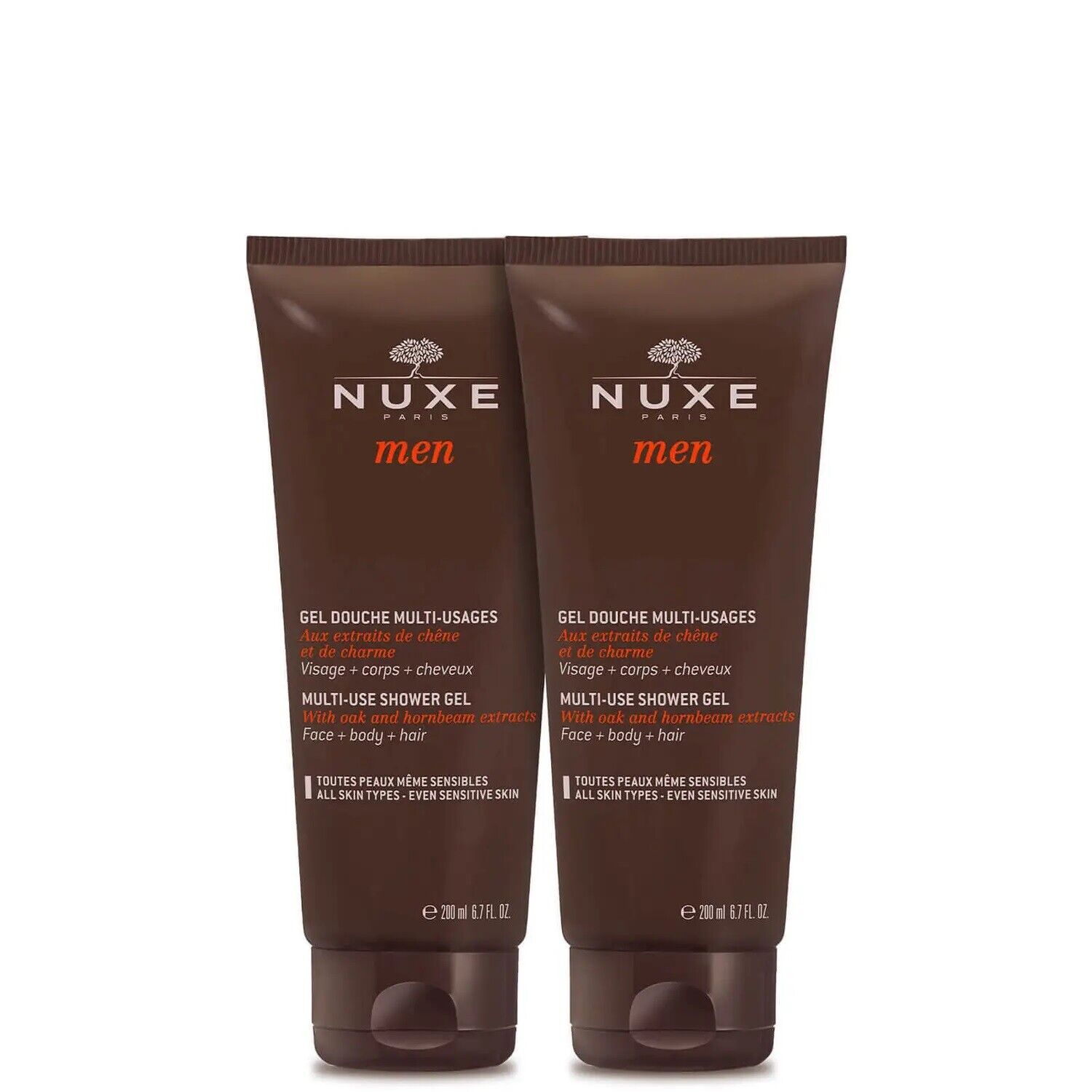 Duo Gel Doccia Multi-Uso Men Nuxe 2x200ml