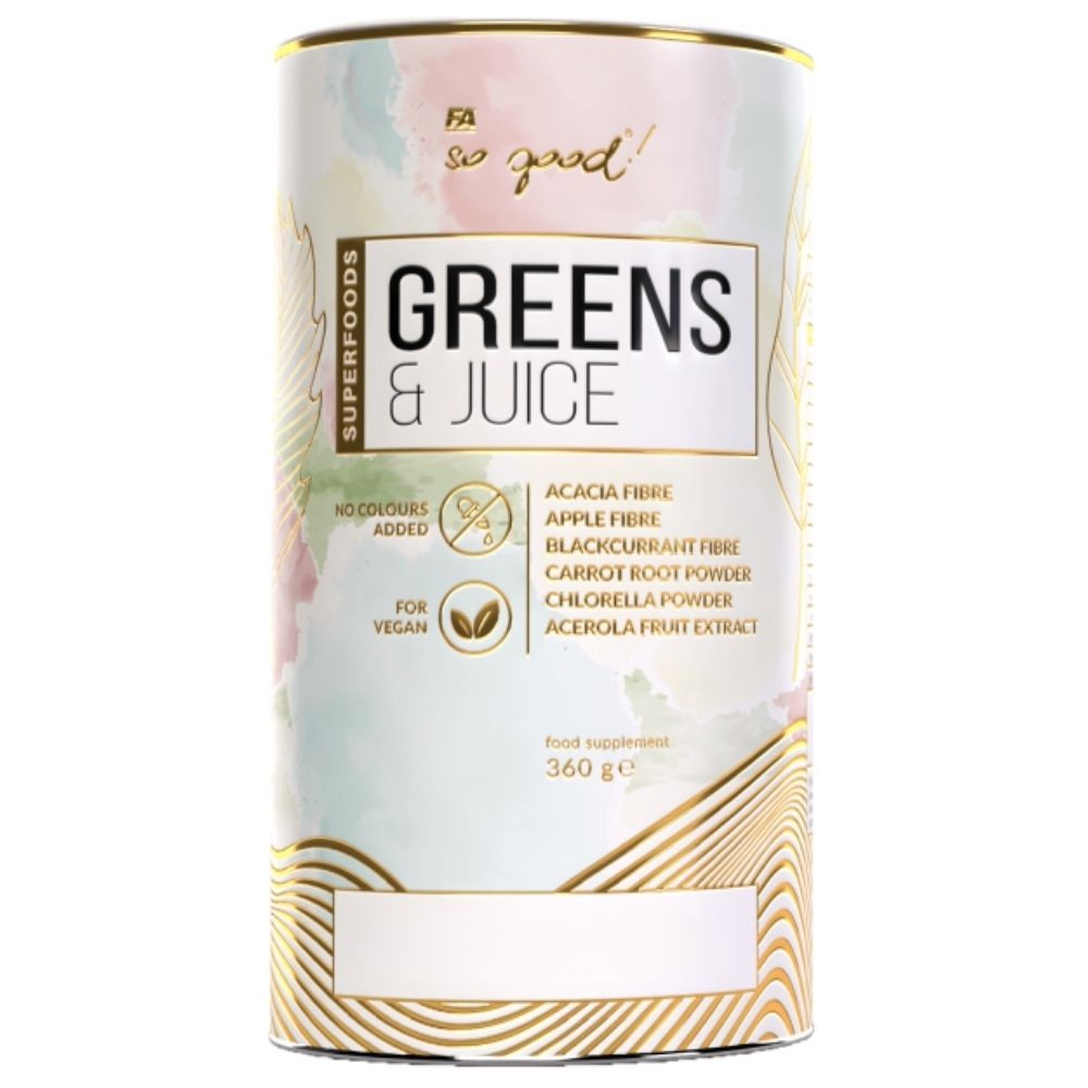 Fitness Authority così buono! Superfoods Greens & Juice, limone, 360 g