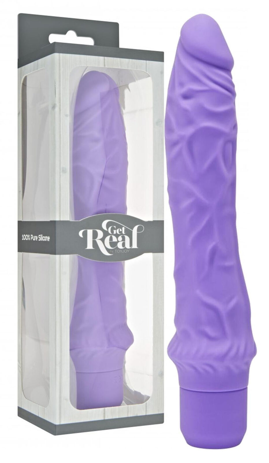 Vibratore vaginale pene finto in silicone realistico fallo dildo vibrante anale
