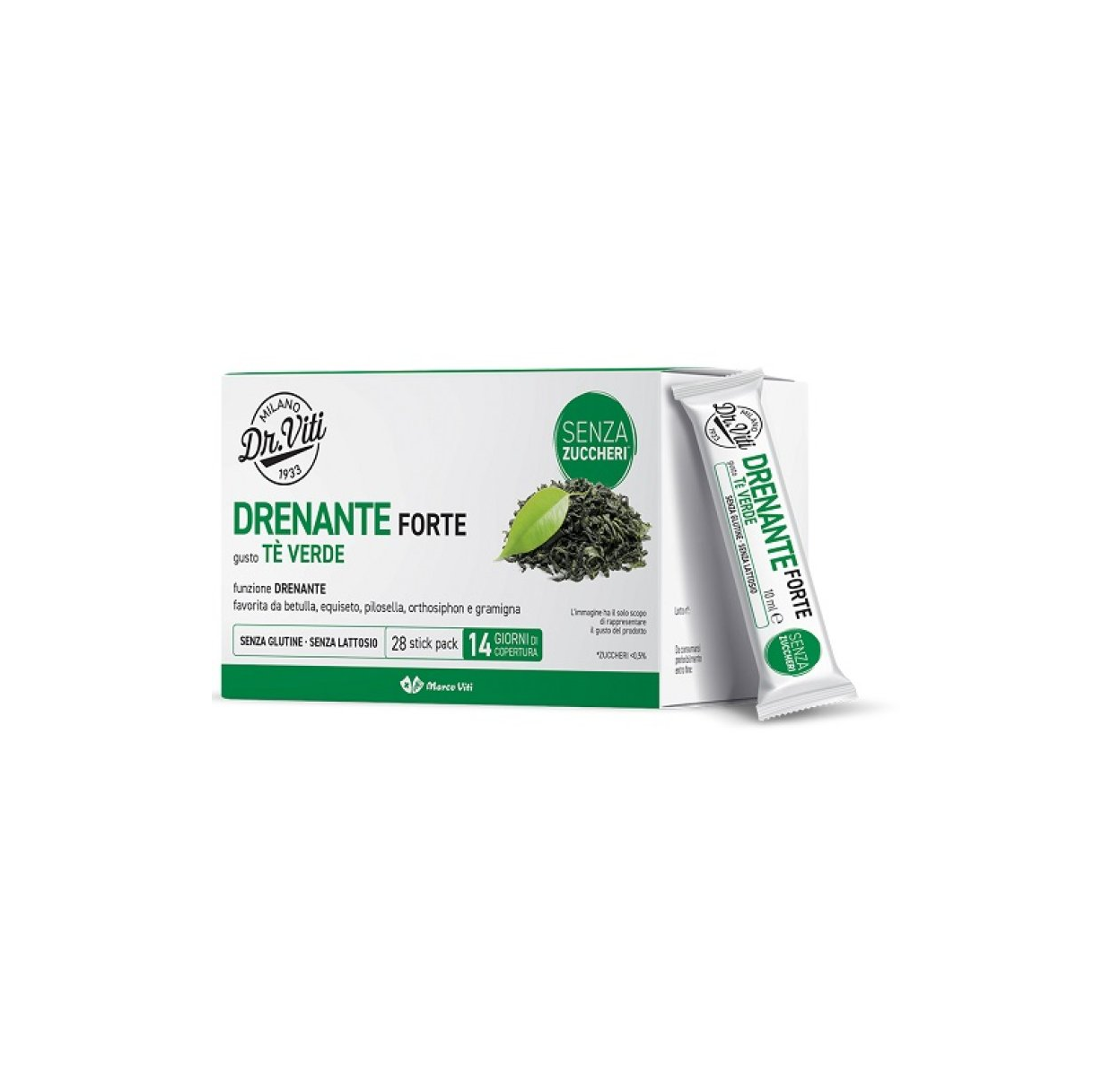 DR VITI DRENANTE FORTE THE VERDE - 28 STICK  SENZA ZUCCHERI