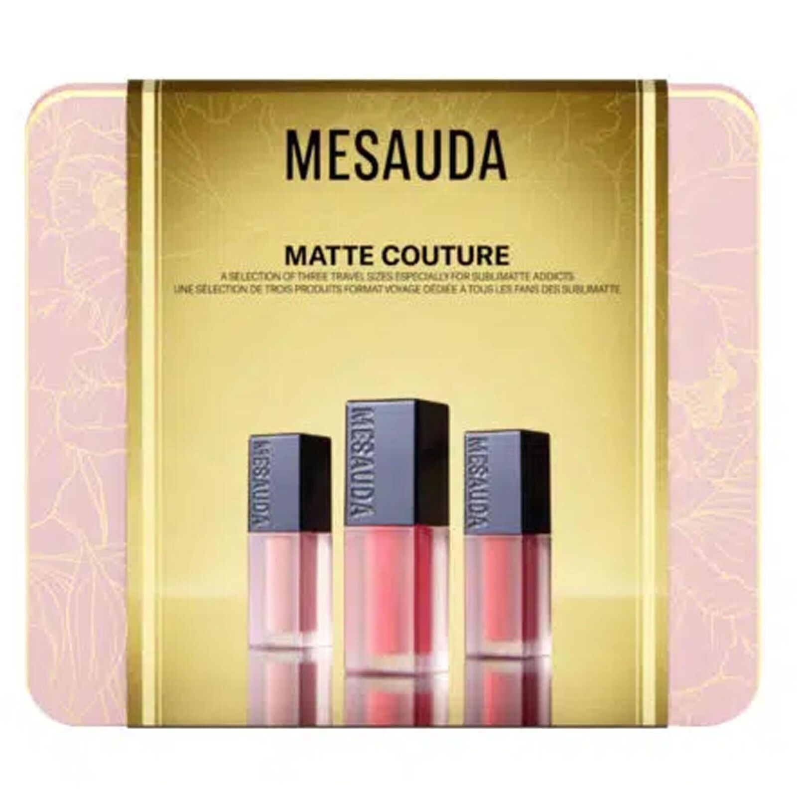 MESAUDA COFANETTO LABBRA MATTE COUTURE 3 ROSSETTI LIQUIDI NO TRANSFER
