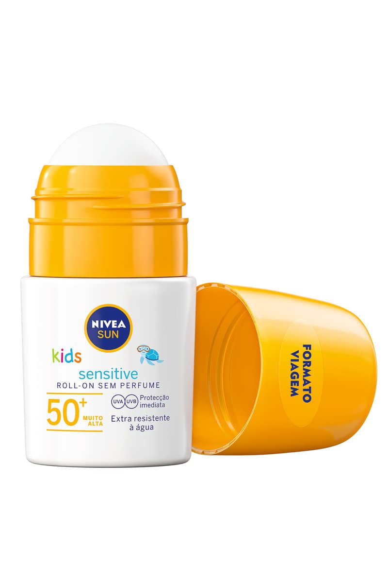 Nivea Sun - Crema solare roll on Kids Sensitiv in confezione da 2 x 50 (S8r)