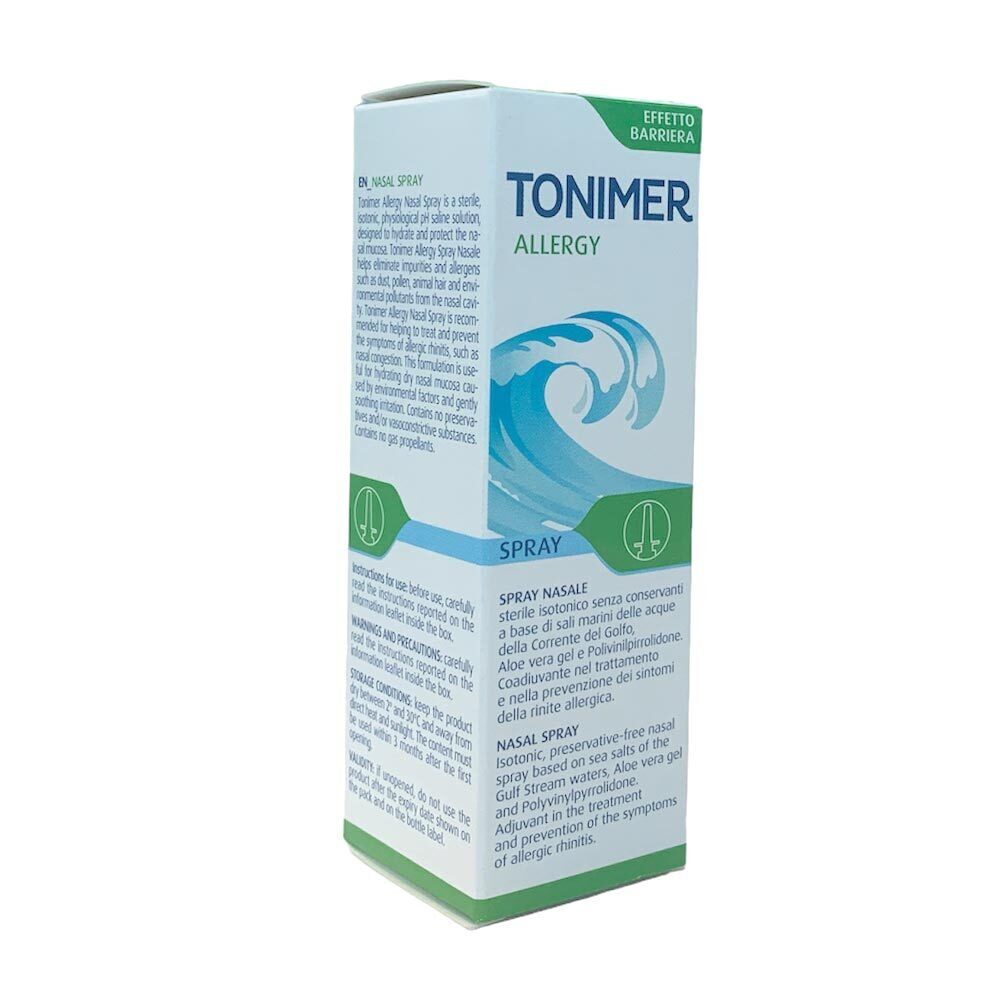 Tonimer Allergy Spray Nasale Isotonico Effetto Barriera, 20ml