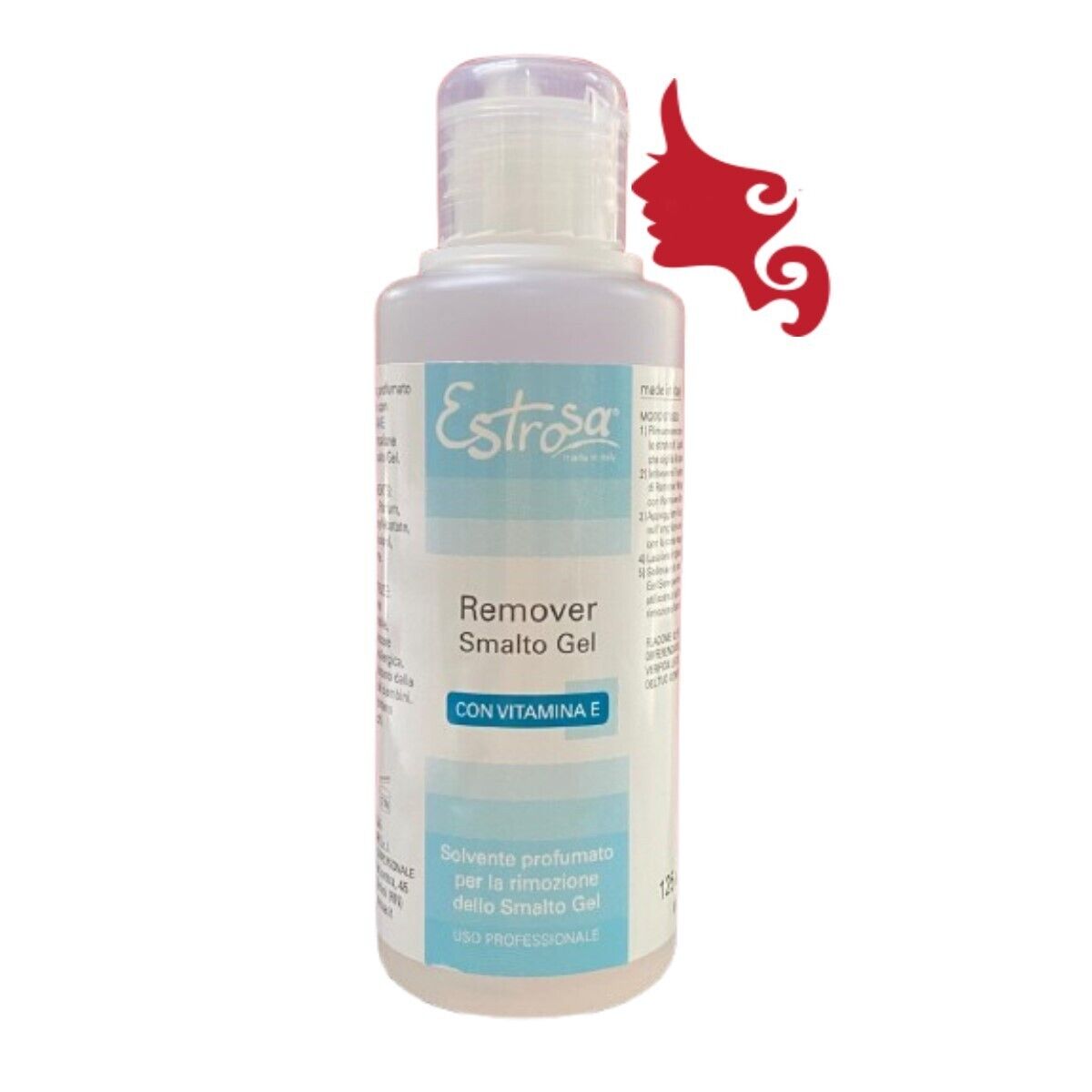 ESTROSA Liquido REMOVER 125 ml Smalto Gel con Vitamina E