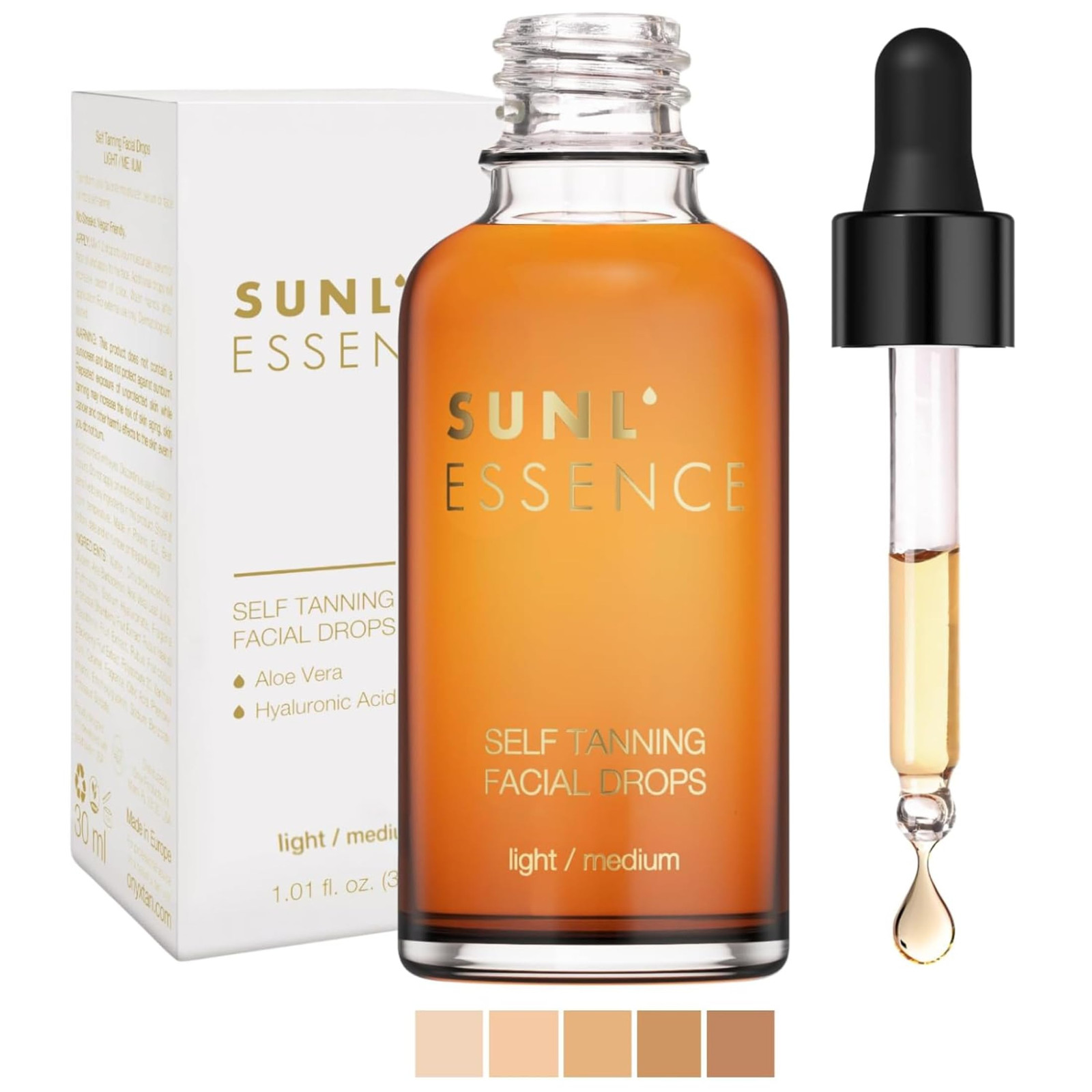 Onyx Sunl'Essence Concentrato autoabbronzante - Viso autoabbronzante - (c1K)