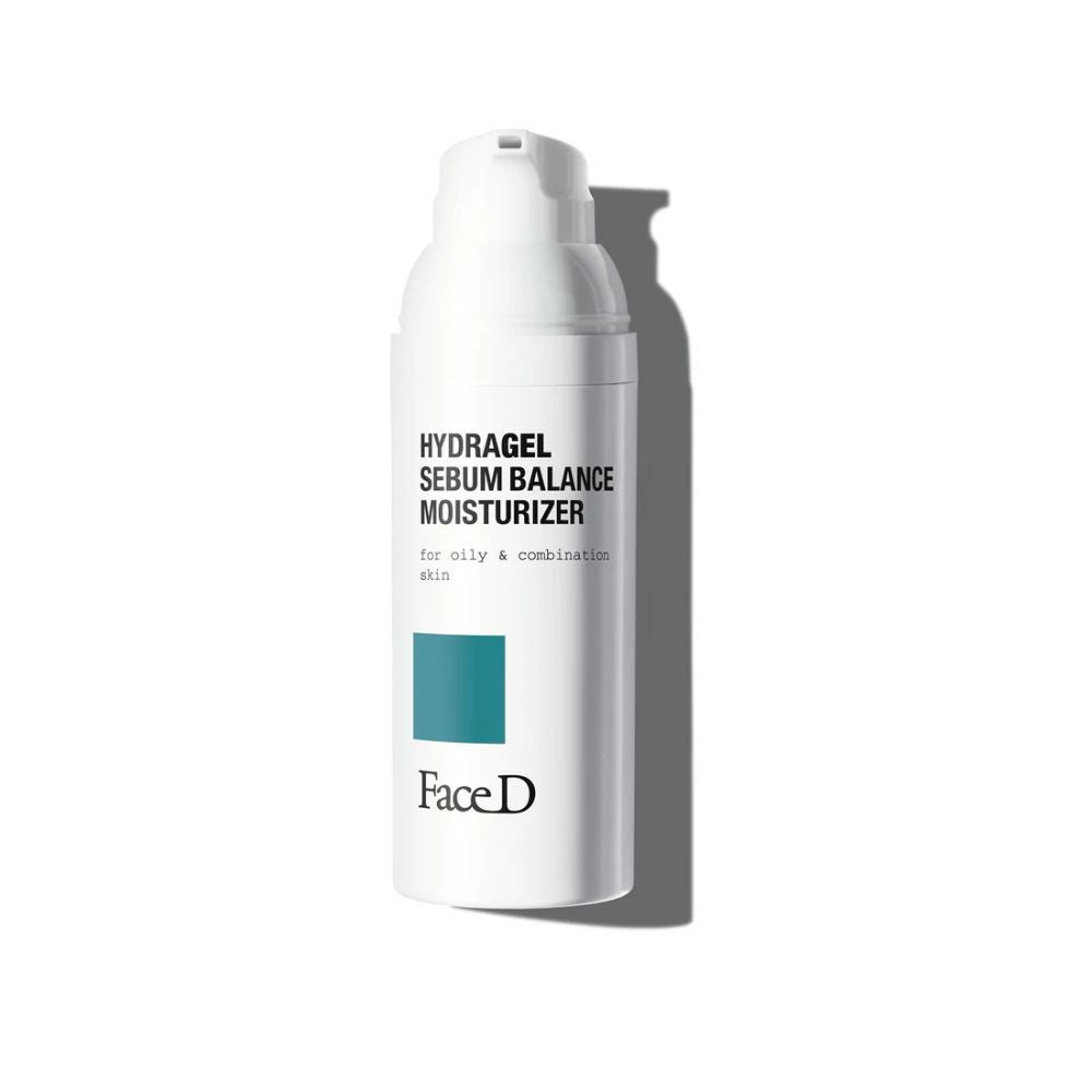 Face D Hydragel Sebum Balance Moisturizer Crema Viso Pelli Grasse e Miste, 50ml