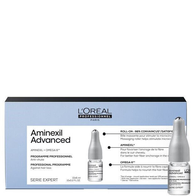 L'Oreal Aminexil Fiale Anticaduta Capelli Kit | Serie Expert Advanced 10 x 6 ml