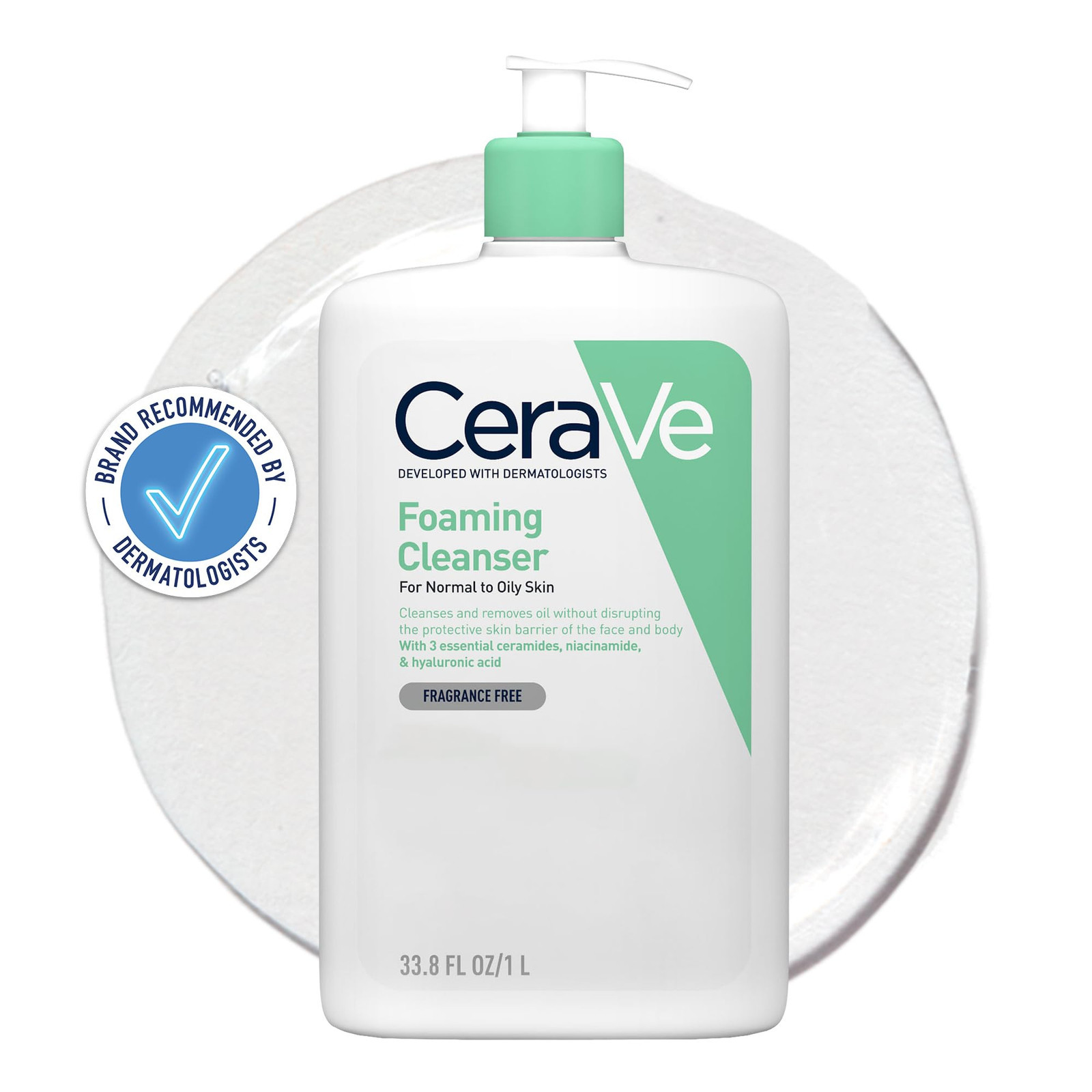 CeraVe Moisturizing Cleansing Foam 1l (Z5f)