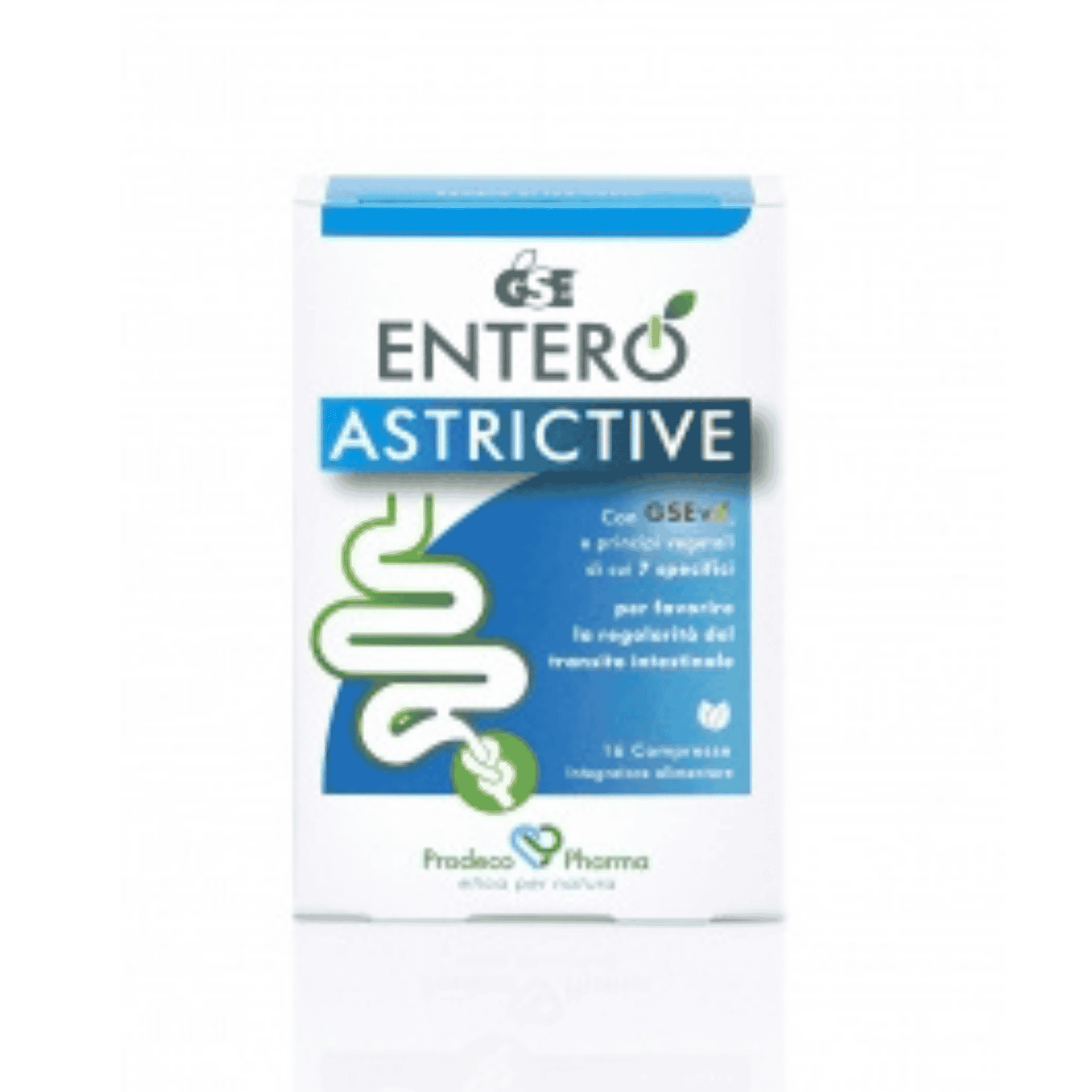 Prodeco Pharma GSE Entero Astrictive 16 cpr Bustine per il benessere intestinale