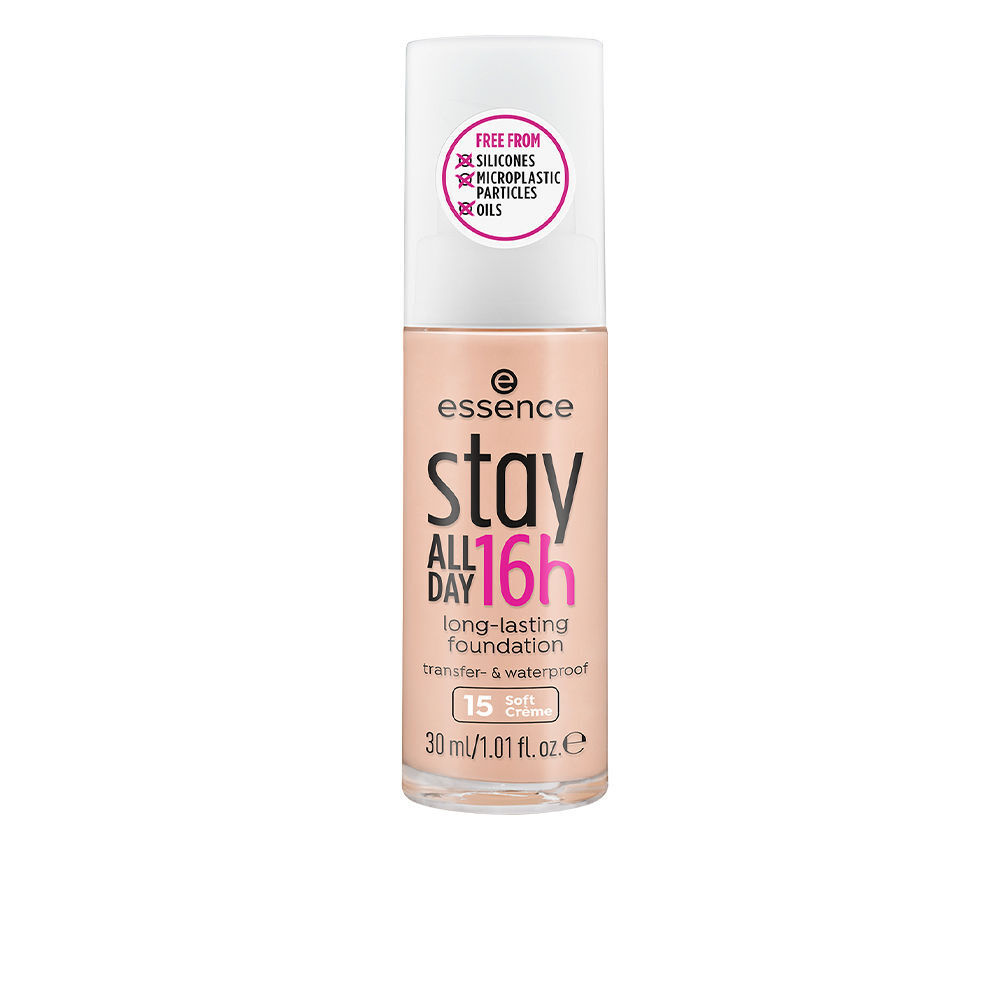 Essence Stay ALL DAY 16h fondotinta waterproof colore 15 Soft Creme 30 ml