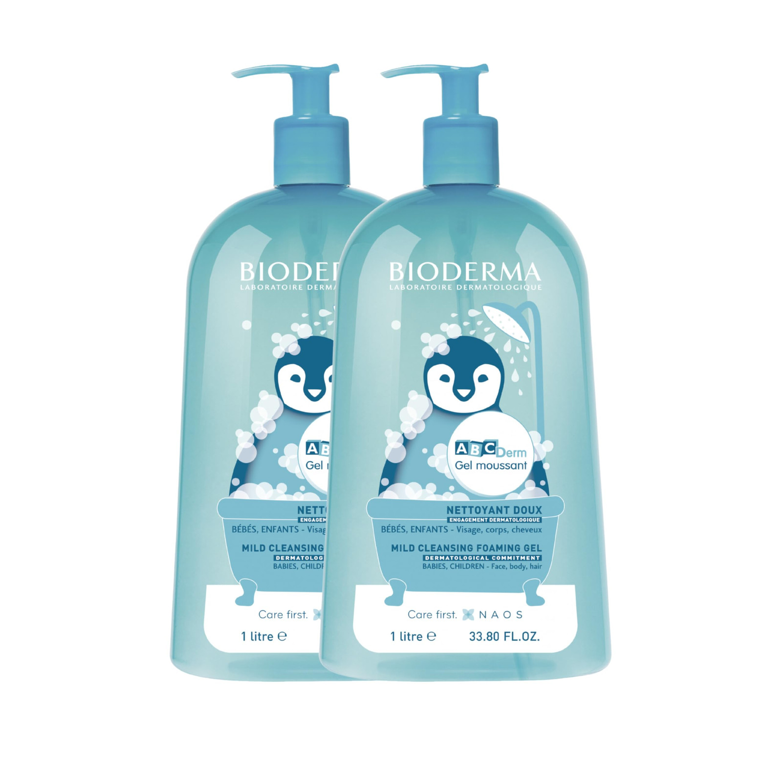 ABCDerm Schiuma detergente delicato | Rispetta l'equilibrio taglianato e (X8l)