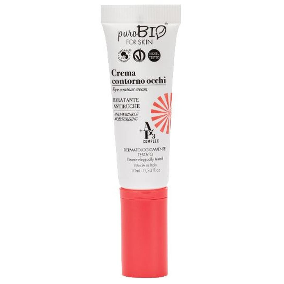 Crema Contorno Occhi Idratante Antirughe - 10 ml - PuroBio Cosmetics