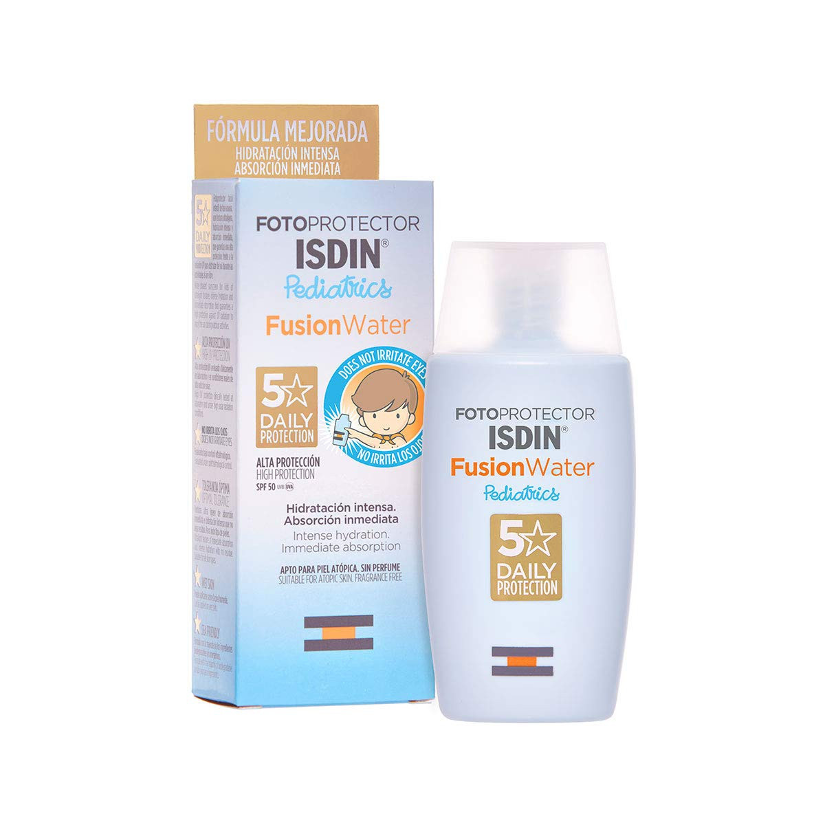 ISDIN Fotoprotector Pediatrics Fusion Water SPF50+ 50ml | Crema (Q4o)