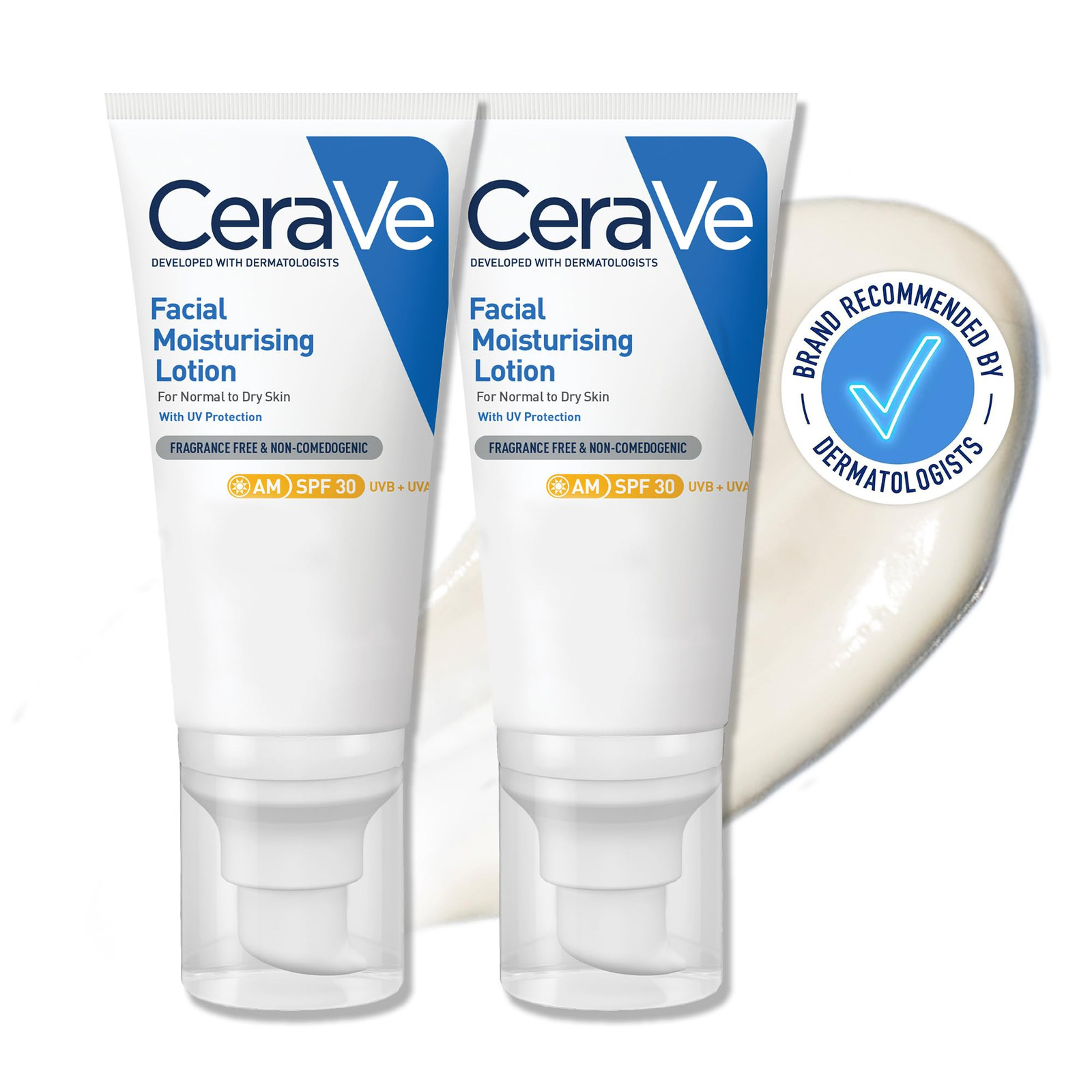 CeraVe Crema Idratante Viso SPF 30, Per Pelli da Normali a Secche, (Z4b)