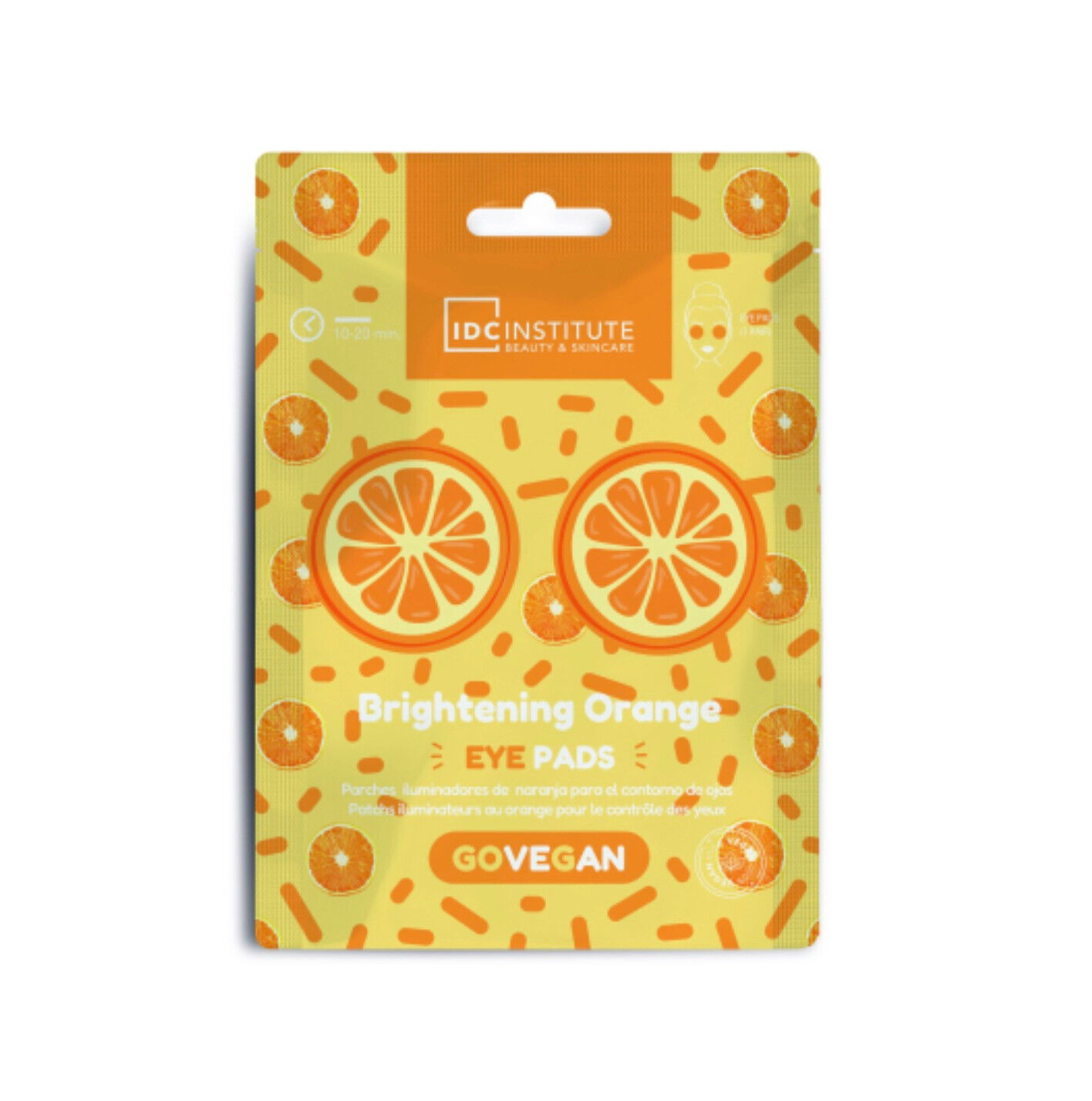 IDC Institute Brightening Orange Eye Pads Patch Illuminanti Contorno Occhi