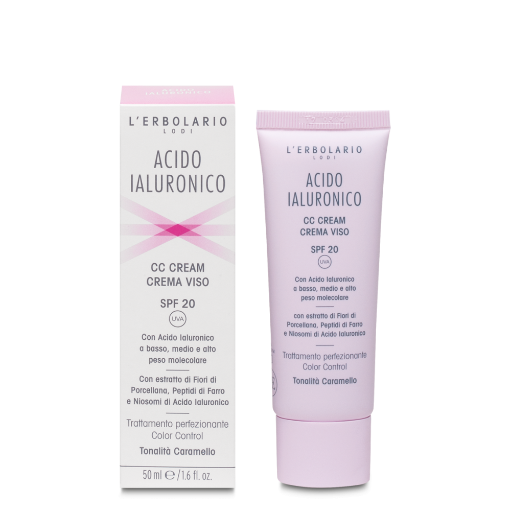L'Erbolario Acido Ialuronico CC Cream Perfezionante Tonalità Caramello Anti-age